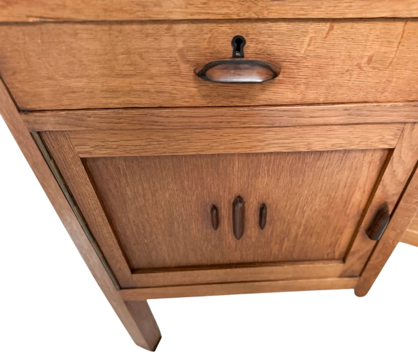 Art Deco Amsterdamse School Dressing Table or Vanity by J.J. Zijfers, 1920s